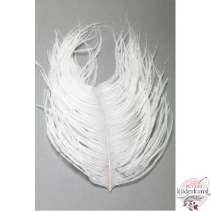 Fly Scene - Ostrich Plumes - White