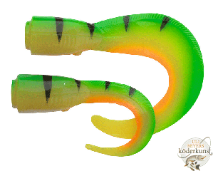 Savage Gear - 3D Hard Eel Spare Tails - Firetiger