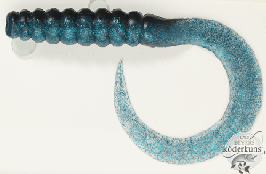 Dream Tackle - Monsterworm - Blue Glitter/Black Back