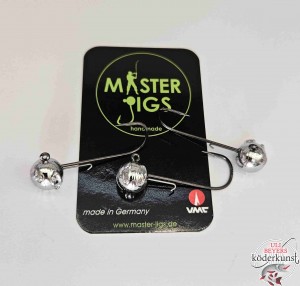 Master Jigs - Rundkopf VMC mit Baitholder 4/0 - Natur  