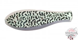 Fish Expert - Patente Blinker - Weiß Tigerspots 