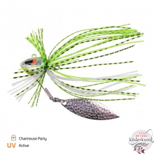 ZECK Fishing - BA Spinner-Rushka - Chartreuse Party