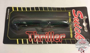 Suick Lures - Thriller (non-weighted) 11,5cm - Dark Green Black Back