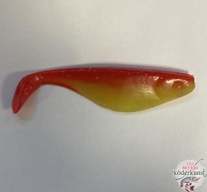 USA-Shad laminiert 10cm - Rot Gelb