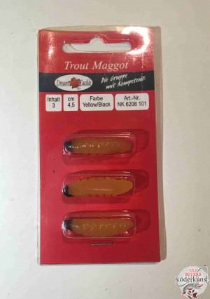 Dream Tackle - Trout Maggot - Yellow Black