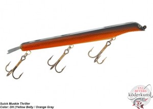 Suick Lures - Thriller (weighted) 23cm - Yellow Belly Orange - SALE!!!
